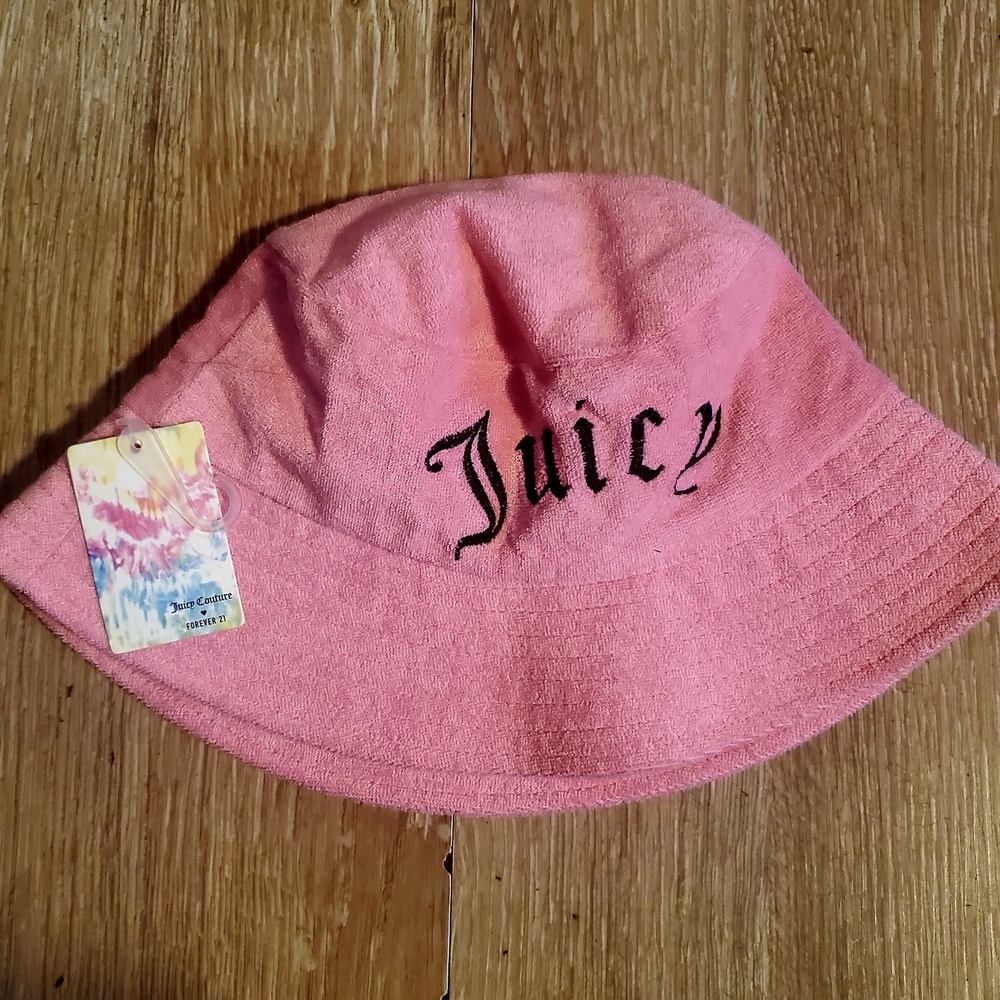 Juicy Couture Pink Kids Bucket Hat